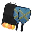 thumbnail image 2 of Paleta de pickleball, cuadro de carbono, entrenamiento, accesorios, raqueta de tenis de práctica, para juegos, deportes, actividades al aire libre, Amarillo Macarena Paleta de pickleball, 2 of 7