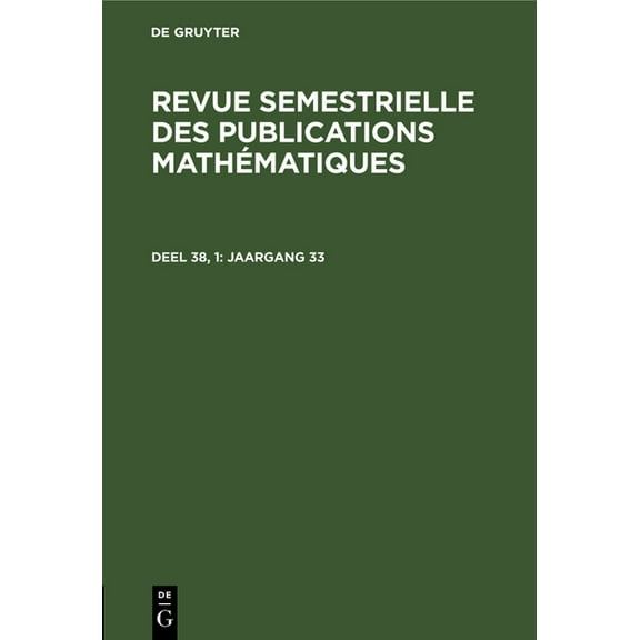 Jaargang 33, (Hardcover)