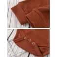 thumbnail image 4 of Dooleck Unisex Baby Clothes Outfit Ribbed Bodysuit Halen Pant Female Sleepwear, 4 of 6