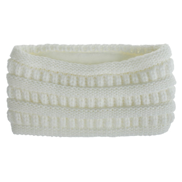 tredstone Lightweight And Versatile Winter Knitted Headbands For Women Warm In Style Wide Application white 1Set