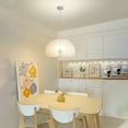 thumbnail image 2 of Arturesthome Modern Acrylic White Chandelier Restaurant Pendant Light For Dinning Room, 2 of 9