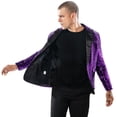 thumbnail image 4 of Traje de actuación con lentejuelas doradas para hombre, presentador de discoteca, chaqueta de estudio, 4 of 6