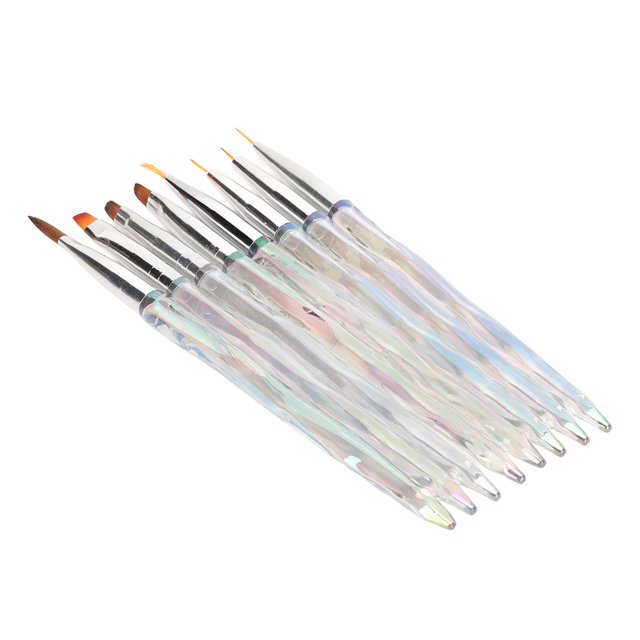 Pincel para dibujar uñas pinceles para uñas punteados forro de 8 piezas para el hogar ANGGREK Otros