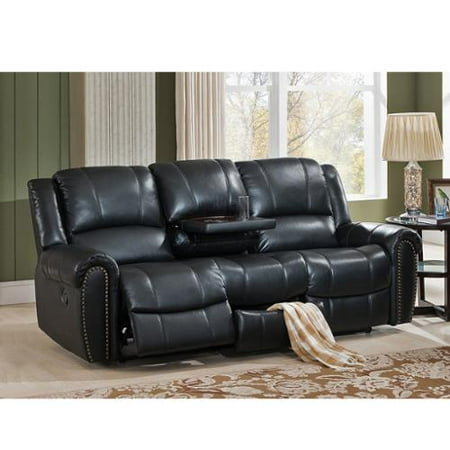 Houston Top Grain Leather Reclining Sofa With Memory Foam Usb Ports Houston Top Grain Leather Reclining Sofa With Memory Foam Usb Ports And Pull
