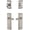 Satin Nickel, variant on Grandeur 835492 Fifth Avenue Solid Brass Right Handed Single Cylinder Keyed Entry Leverset