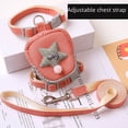 thumbnail image 2 of Cuerda de tracción para gatos, antirroturas, especial para caminar, cadena para gatos, correa para el pecho ajustable para mascotas, 2 of 4