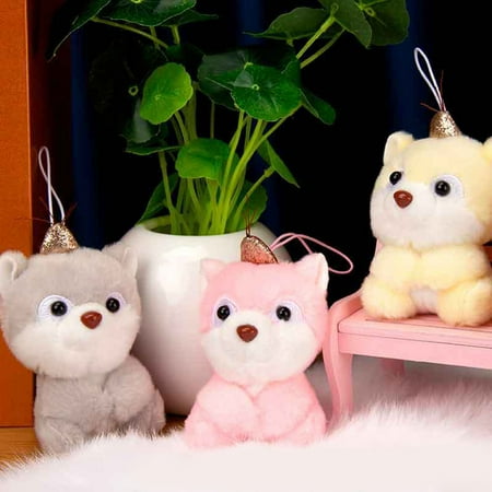 

Pontos Plush Pendant Elastic Multifunctional PP Cotton Shiba Inu Plush Toy Pendant for Girls