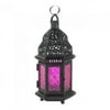 MULBERRY GLASS MOROCCAN STYLE LANTERN