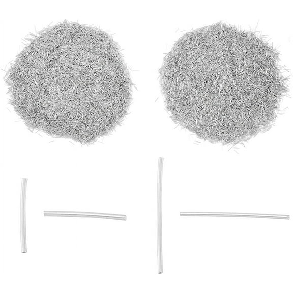 200g Stainless Steel Tumbling Media Pins Polishing Pins Magnetic Tumbler 0.5/0.7mm in Diameter for Jewelry Polishing
