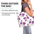 thumbnail image 2 of Rateoe Orchids Flowers Tote Bag - Waterproof Lightweight Handbags Travel Shoulder Bag for Hiking Yoga Gym Swimming Travel Beach, 2 of 8