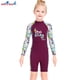 thumbnail image 5 of Buceo vela niños traje de traje de baño traje de baño niños traje de baño espalda con cremallera cremallera ropa de baño para nadar buceo snorkeling púrpura xl Advancent OD003662-04, 5 of 7