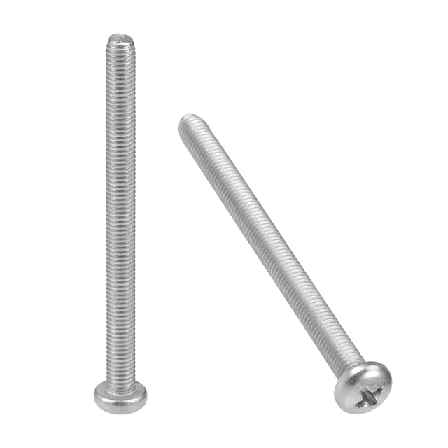 Tornillos de máquina M5x65mm Unique Bargains, tornillos de cabeza plana Phillips, sujetadores, pernos, 25 piezas