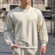 thumbnail image 4 of pstuiky camisa de manga larga para hombre, Sudadera informal de cuello redondo y manga larga para hombre Tops casuales para hombres l, 4 of 6