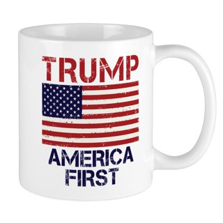 I Support President Trump Head Face Drinking Coffee & Tea Gift Mug Cup,  Collectibles, Things, Stuff, Accessories, Products And Office Items For Pro