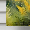 thumbnail image 4 of Nebraska Goldenrod in Watercolor House Flag 28 in x 40 in, 4 of 5
