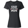 thumbnail image 3 of Inktastic Autism Awareness Autism Mom with Puzzle Ribbons Women's T-Shirt, 3 of 5