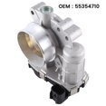 thumbnail image 5 of 55354710 Cuerpo del acelerador para Saab 9-3 9-3X 2003-2015 OPEL C 2004-2008 2.0T Plata Negro, 5 of 5