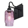 thumbnail image 5 of 1WG-MILO4AM-BK-Besa Lighting-Milo 4 - One Light Wall Sconce-Amber Glass Color, 5 of 5