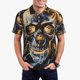 thumbnail image 1 of Fotbe Fiery Skull Trio Camiseta Polo de Golf para Hombre con Estampado – Camisa Deportiva Transpirable con Cuello Abotonado-Small, 1 of 6