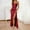 X-207Red, variant on ZHOGXU Women's Formal Dress Spaghetti Strap Solid Color Backless Side Slit Slim Fashion Elegant Dress For Wedding Evening Party,Black,L