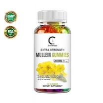 Mullein Gummies - Mullein Leaf Dietary Supplement for Respiratory System, Digestive Support, Immune Booster - Mullein Leaf Extract - 2000mg, 60 Chewsn