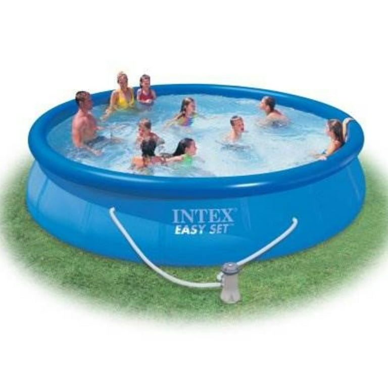 Intex Quick Set 15ft x 33in Round Above Ground Pool with 530 GPH