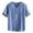 Sky Blue, variant on hlysgo Cotton Linen Shirts for Men Short Sleeve V Neck T Shirt Casual Going Out Pullover Tops Trendy Beach Vacation Clothing Sky Blue XXL