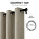 thumbnail image 5 of Juego de cortinas opacas Joydeco Burg, 240 cm de alto, 2 paneles, lino, 5 of 9