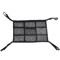 Raindrops Car Ceiling Cargo Net Pocket Mesh Roof Storage Organizer Load-Bearing Cargo Net for Truck SUV Road Trip Camping Interior Accessories