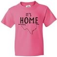 thumbnail image 3 of Inktastic Its Home- State of Texas Outline Distressed Text Youth T-Shirt, 3 of 5