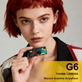 thumbnail image 3 of Mini Digital Camera - 1080P High-Definition Thumb Backpack Buckle Camera, Retro Compact Mini Pocket-Sized Camera, Suitable for Travel, Concerts, and Study Recording Black, 3 of 7