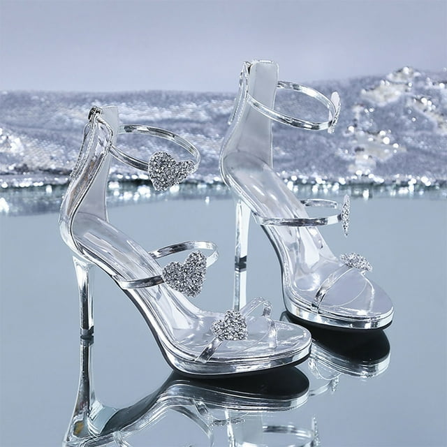 Minkissy 1 Paire de Chaussures de Mariée pour Mariage Talons Hauts