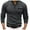 Gray, variant on Summer Shirt for Mens Male Shirt Quarter Zip Work Daily Wear Long Sleeve Fashion Comfortable Plain Pocket Regular Fit Top Gray S