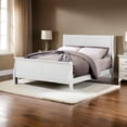 thumbnail image 6 of Ryla Full Size Bed- Sleek Modern Panel Headboard Design- White Solid Wood, 6 of 6
