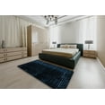 thumbnail image 4 of Ahgly Company Indoor Round Abstract Black Abstract Area Rugs, 3' Round, 4 of 6