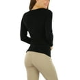 thumbnail image 2 of ToBeInStyle Women's Long Sleeve V-Neck T-Shirt, 2 of 5