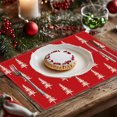 thumbnail image 2 of Cheapark Gift 12x18 Inch Winter Christmas Tree Placemats - Holiday Table Decor, Perfect for Party, Kitchen & Dining Room, 2 of 6