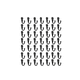 thumbnail image 1 of Gancho Perchero Colgador Pared Organizador 50 Pcs negro, 1 of 5