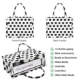 thumbnail image 2 of Large Capacity Tote Bag,Soccer Ball Pattern Handbag Fashion Luxury Tote Bag,15.7"x13"x 5.1" Inches,Laptop Compatible, 2 of 6