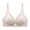 Pink, variant on Wirefree Bra with Mesh Panels for Women, Solid Color Back Hook Adjustable Strains Breathable Comfort
