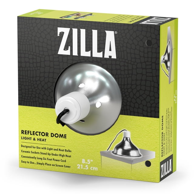 Lámpara Zilla con forma de cúpula reflectora, 21,5 cm, color plateado