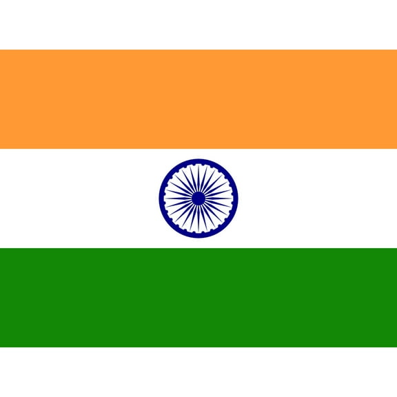 India National Flag Patriotic Vexillology World Flags Country Region Poster Extra Large XL Wall Art Print
