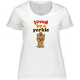 thumbnail image 3 of Inktastic Yorkshire Terrier Dog Yorkie Women's Plus Size T-Shirt, 3 of 5