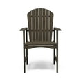 thumbnail image 6 of GDF Studio Cartagena Outdoor Acacia Wood Adirondack Dining Chairs, Set of 2, Gray, 6 of 6