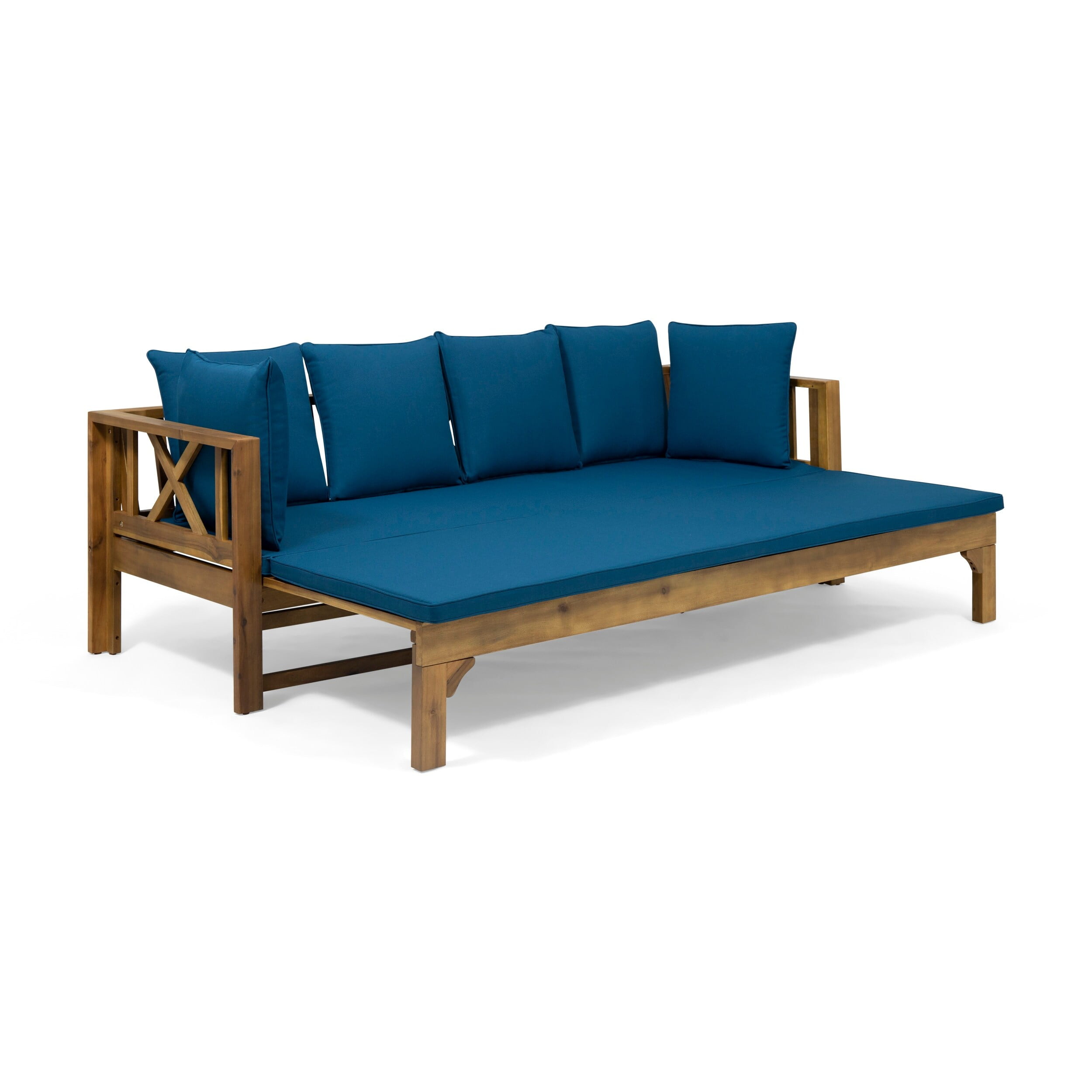 Christopher Knight Home Long Beach Outdoor Extendable Acacia Wood