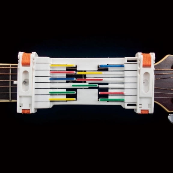 Left Hand Guitar Chord Presser Adjustable Auxiliary Artifact Trainer Tool for Acoustic Guitar Users