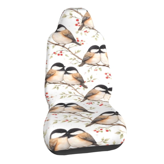 Woodland Birds Car Seat Covers Stretch Car Seat Protectors Universal Fit