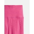 thumbnail image 3 of Athletic Works Girls Athletic Butter Core Flare Leggings, Sizes 4-18, 3 of 3