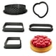 thumbnail image 3 of Zhuge Anillos para pasteles, moldes, 8,2 * 8,2 * 2 cm, 8 piezas - perfecto para pasteles, 3 of 5
