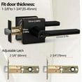 thumbnail image 3 of Keyed Entry Lever Lock in Matte for Exterior Door HDDBETP, 3 of 6